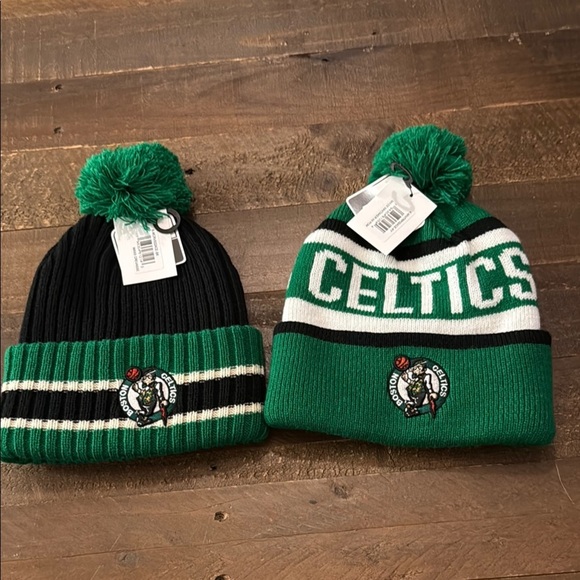 Celtics Beanie Set - Green and Black - Picture 1 of 2